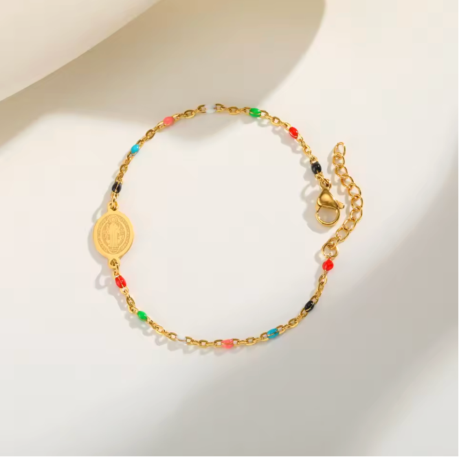 Bohemian Virgin Bead Bracelet