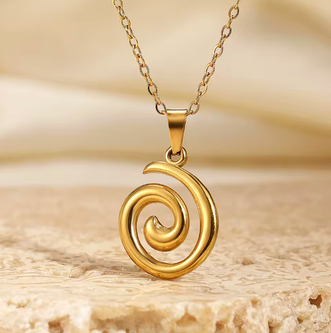 Spiral Pendant Necklace